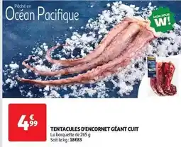 Auchan Tentacules d'encornet géant cuit offre