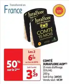 Auchan Juraflore - comté aop offre