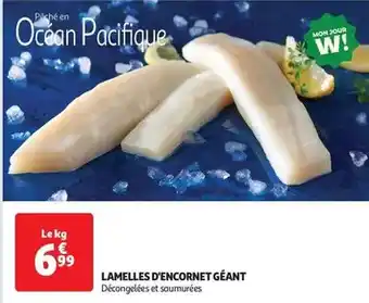 Auchan Lamelles d'encornet géant offre