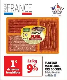 Auchan Socopa - plateau maxi grill xxl offre