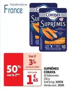 Auchan Coraya - suprêmes offre