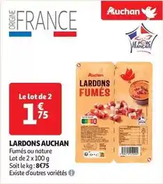 Auchan Auchan - lardons offre