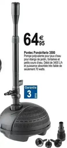 Tridôme Pontee pondo/vario 3500 offre
