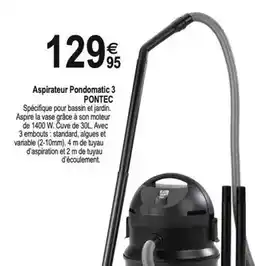 Tridôme Aspirateur ponomation 3 offre