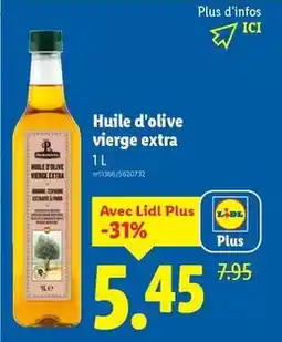 Lidl Primadonn - huile d'olive vierge extra offre