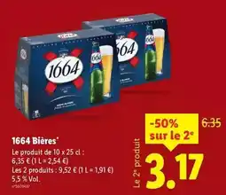 Lidl Kronenbourg - 1664 bieres offre