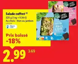 Lidl Select & go - salade coffret offre
