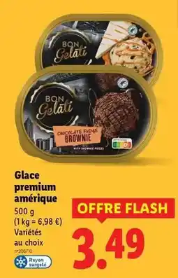 Lidl Bon gelati - glace premium amérique offre