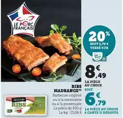 Hyper U Madrange - ribs offre