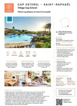 Pierre & Vacances Village cap esterel offre
