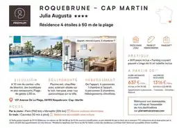 Pierre & Vacances Roquebrune cap martin offre