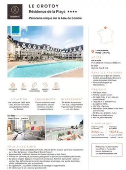 Pierre & Vacances Le crotoy résidence de la plage offre
