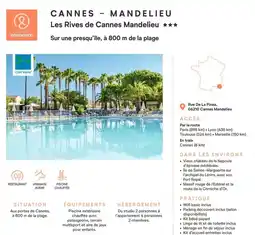 Pierre & Vacances Cannes-mandelieu, les rives de cannes mandelieu offre