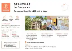 Pierre & Vacances Deauville les embruns offre
