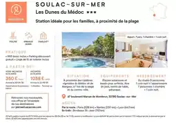 Pierre & Vacances Les dunes du médoc offre