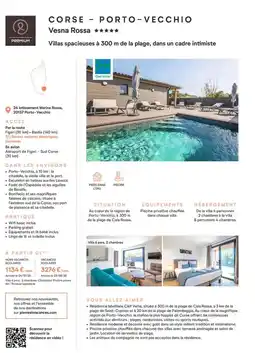 Pierre & Vacances Corse-porto-vecchio offre