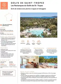 Pierre & Vacances Les restanques du golfe de st-tropez offre