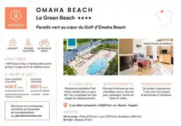 Pierre & Vacances Đmaha beach le green beach offre