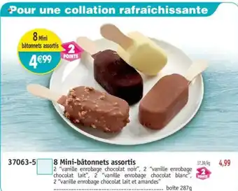 Maximo 8 Mini bâtonnets assortis offre