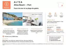 Pierre & Vacances Altea beach port offre