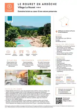 Pierre & Vacances Le rouret en ardèche offre