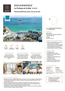 Pierre & Vacances Douarnenez le coteau et mer offre
