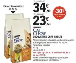 E.Leclerc Brico Purina - croquettes chat adulte offre