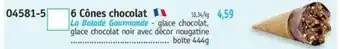 Maximo 6 Cônes chocolat offre