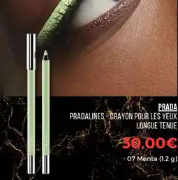 Sephora Prada pradalines crayon pour les yeux longue tenue offre