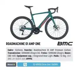 Bouticycle Bmc - roadmachine 01 amp one offre
