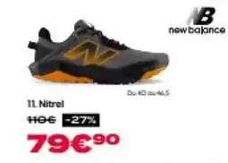 City Sport New balance - 1l nitrel offre