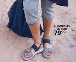 Ulla Popken Playmobil - sandales en cuir offre