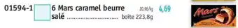 Maximo 6 MARS caramel beurre salé offre