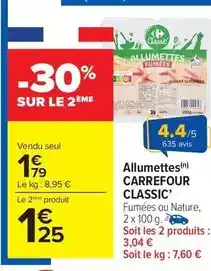 Carrefour Market Carrefour - allumettes classic' offre