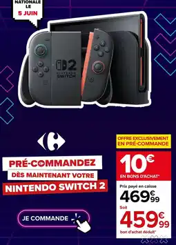 Carrefour Market Nintendo - paraceta switch offre
