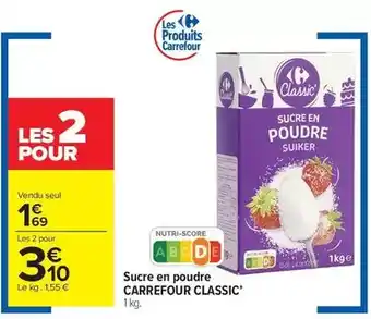 Carrefour Market Carrefour - sucre en poudre offre