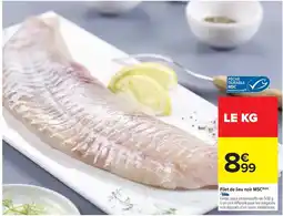 Carrefour Market Durable - filet de fleur noir msc offre