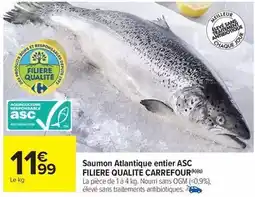 Carrefour Market Carrefour - saumon atlantique entier asc filiere qualite offre