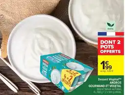 Carrefour Market Andros - dessert vegetal offre