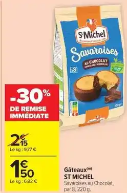 Carrefour Market St michel - gâteaux offre