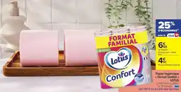 Carrefour Market Lotus - papier hygiénique + format familiar offre