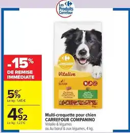 Carrefour Market Carrefour - multi-croquette pour chien offre