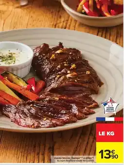 Carrefour Market Viande bovine hampe offre