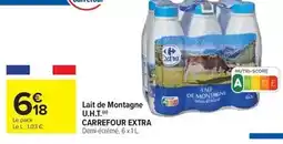 Carrefour Market Carrefour - lait de montagne offre