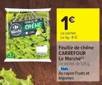 Carrefour Market Carrefour - feuille de chêne le marché offre