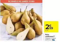 Carrefour Market Poire conférence offre