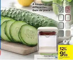 Carrefour Market Coupe légumes 4 en 1 offre