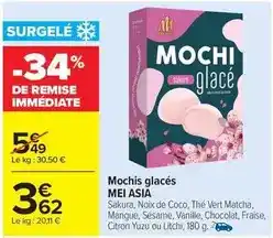 Carrefour Market Sakura - mochis glacés offre