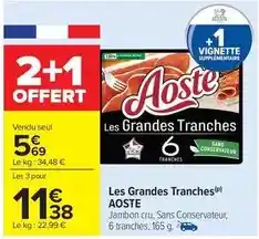 Carrefour Market Aoste - les grandes tranches offre