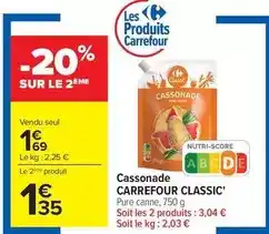 Carrefour Market Carrefour - casssonade offre